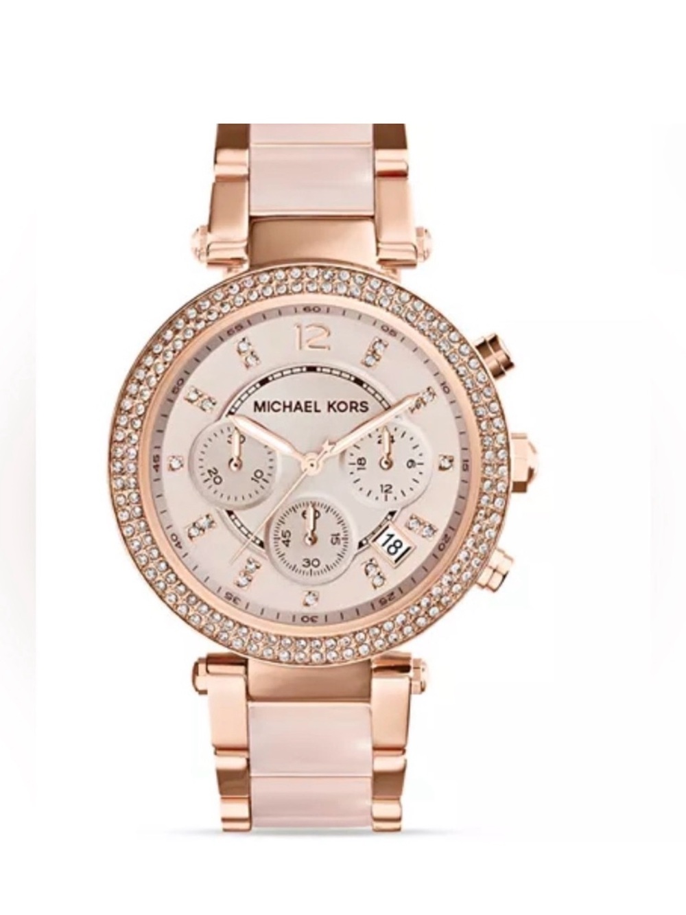 Michael Kors Parker MK5896 Rose Gold Chronograph Watch
